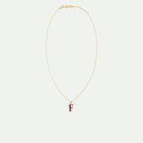 Letter F Pendant Necklace