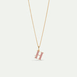Letter H Pendant Necklace