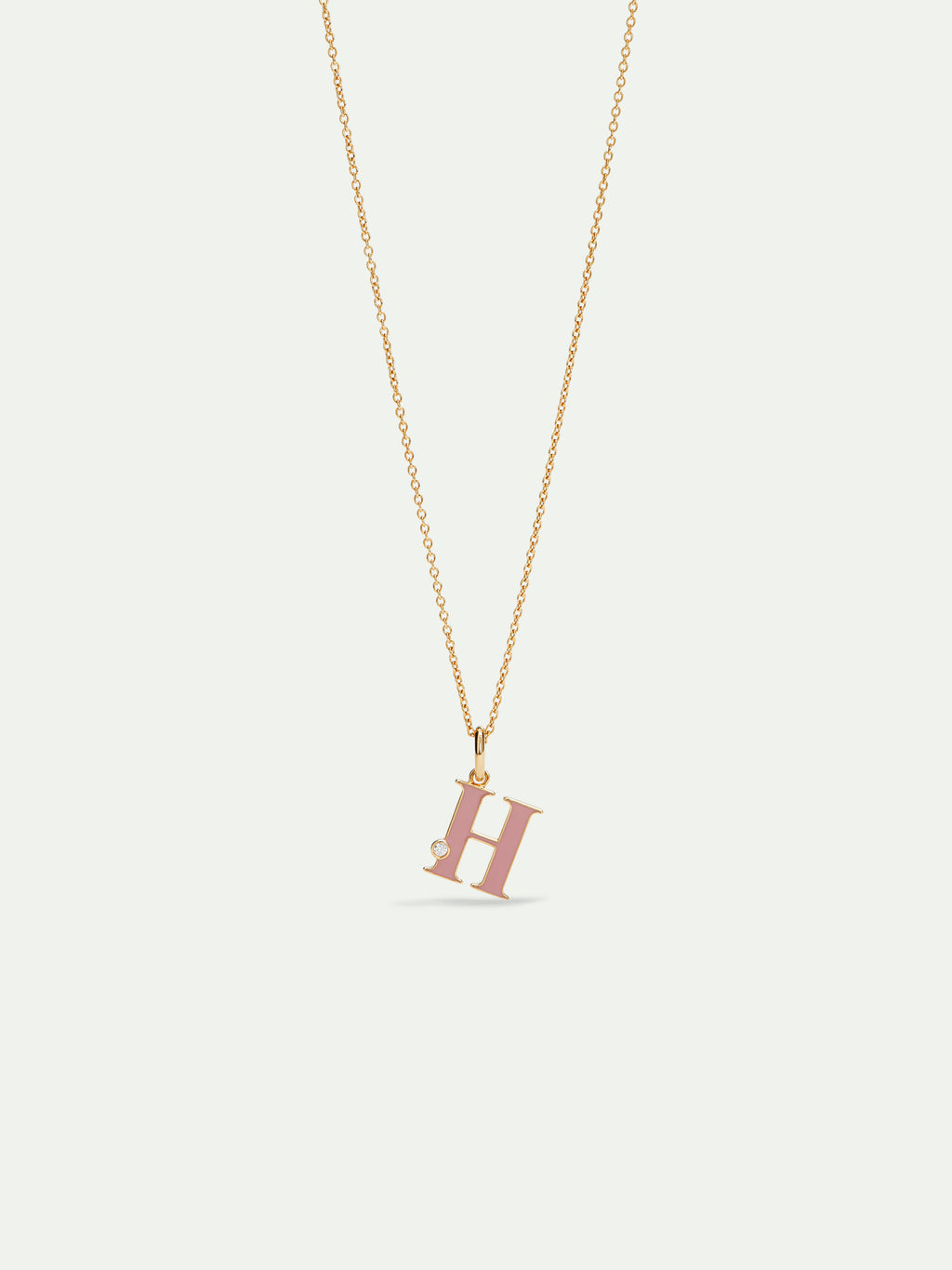 ミュージシャン h LOGO NECKLACE HYDE Letter H Pendant Necklace – Les Néréides