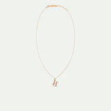 Letter H Pendant Necklace
