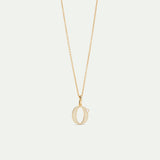 Letter O Pendant Necklace