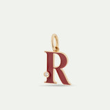 Letter R Pendant Necklace