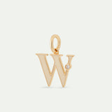Letter W Pendant Necklace