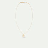 Letter W Pendant Necklace