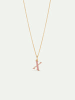 Letter X Pendant Necklace