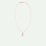 Letter X Pendant Necklace