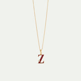 Letter Z Pendant Necklace