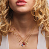 Letter R Pendant Necklace