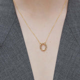 Rectangle Link Necklace Chain
