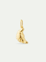 Golden Croissant Pendant