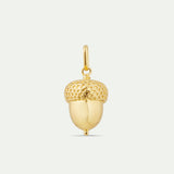 Golden Acorn Pendant