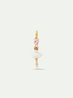Ballerina and Cut Stone Pendant