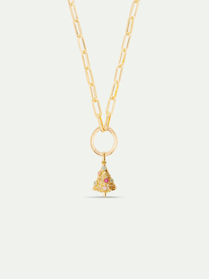 Golden Christmas Tree Pendant