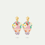 N2 Virgo Astrological Sign Clip-On Earrings