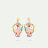 N2 Virgo Astrological Sign Post Earrings