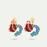 N2 Aquarius Astrological Sign Clip-On Earrings