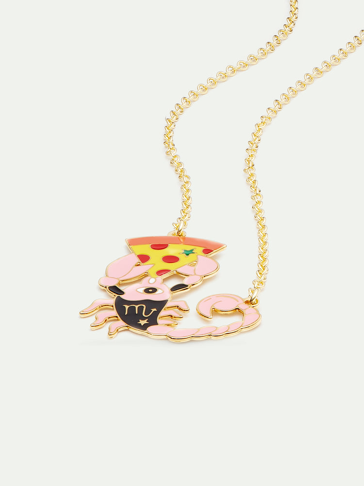N2 Scorpio Astrological Sign Pendant Necklace