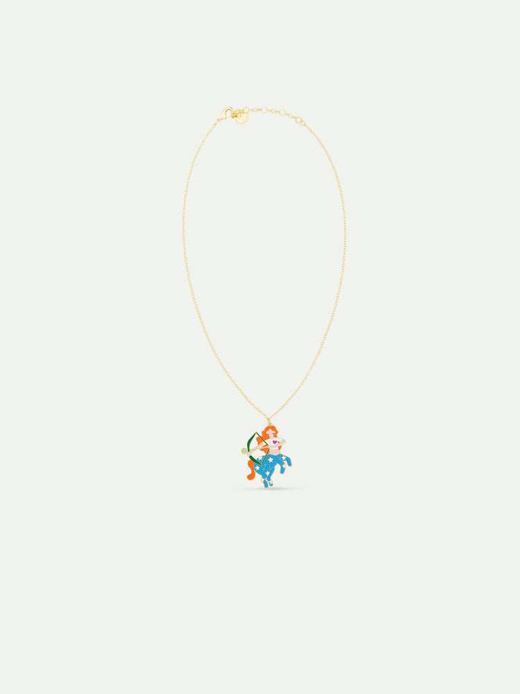 N2 Sagittarius Astrological Sign Pendant Necklace