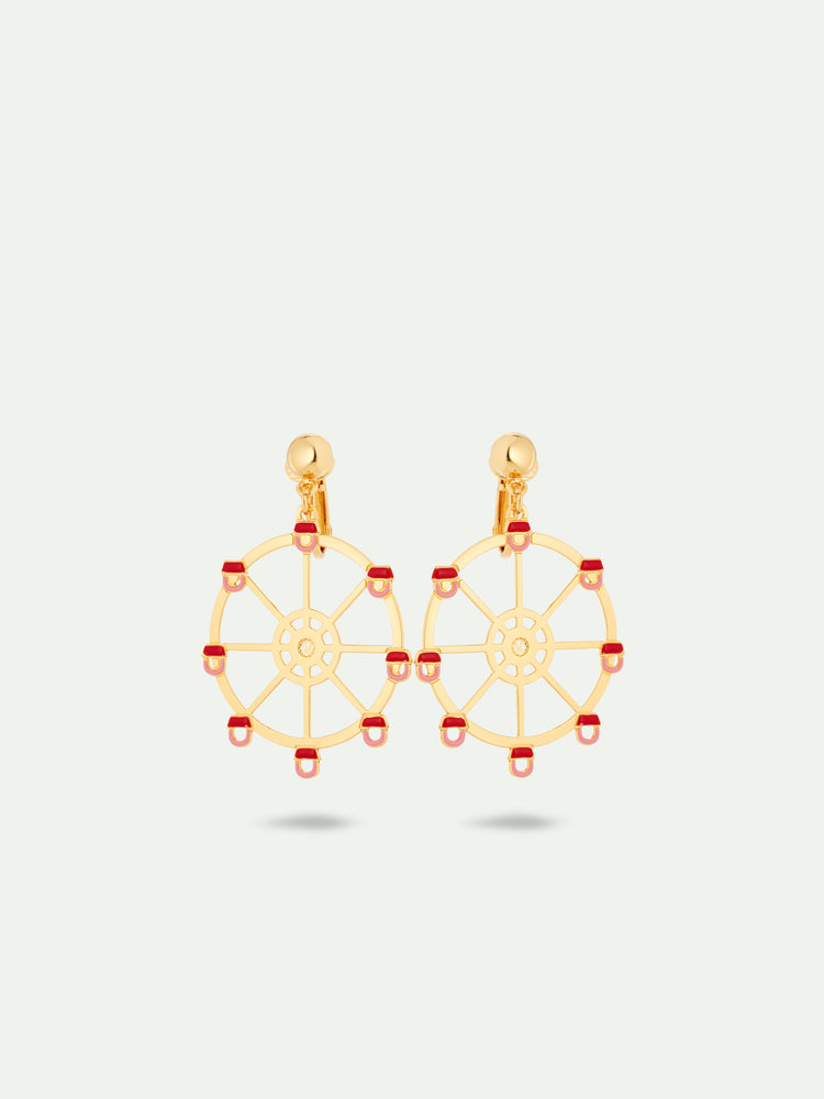 N2 Ferris Wheel Clip-On Earrings