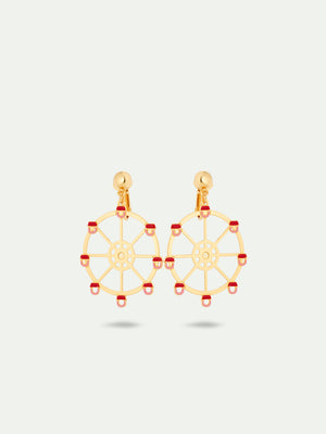 N2 Ferris Wheel Clip-On Earrings