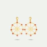 N2 Ferris Wheel Post Earrings