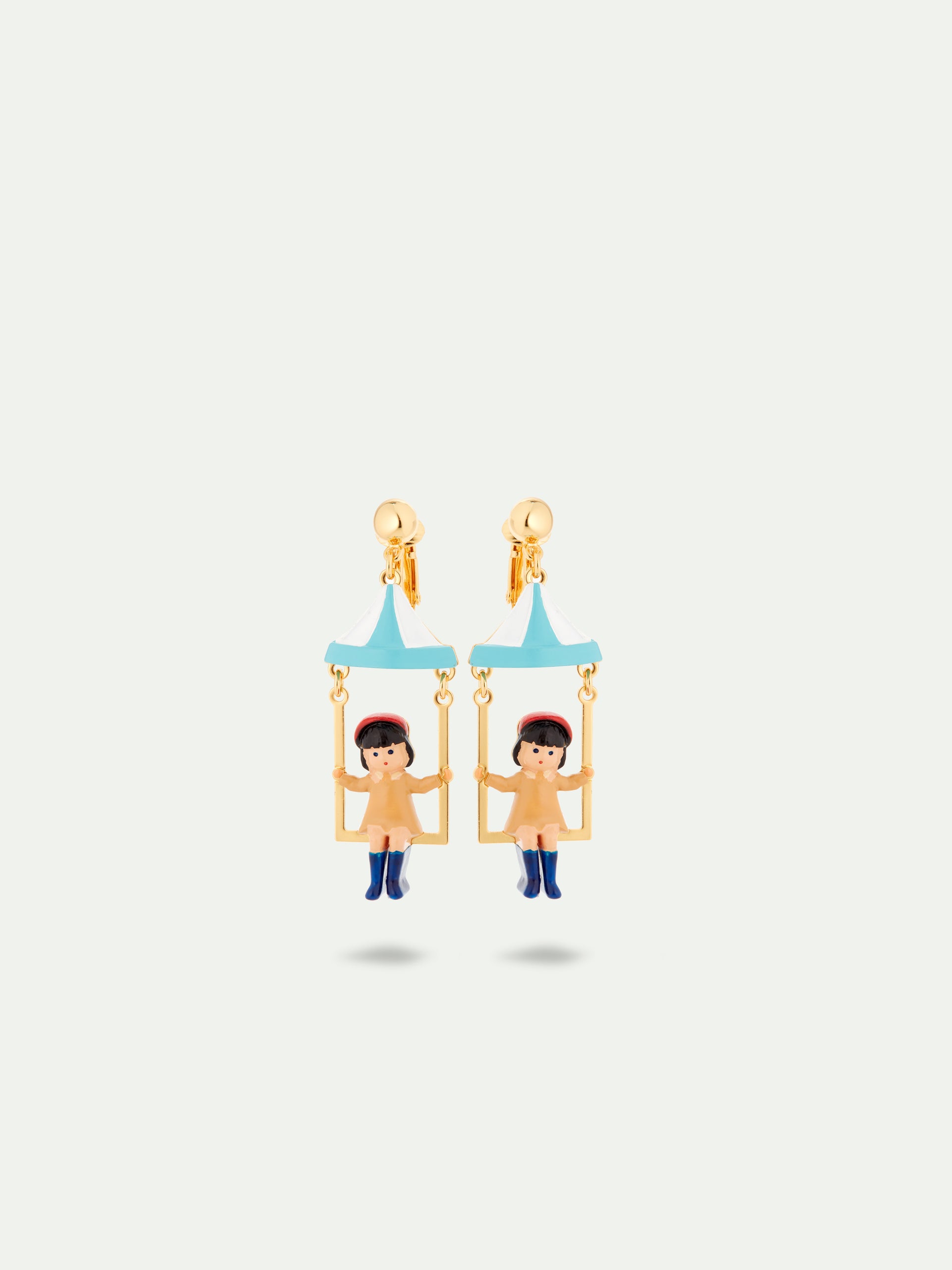 Little Funfair Ride Clip On Earrings