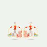 N2 Teddy Bear and Tin-Can-Alley Post Earrings
