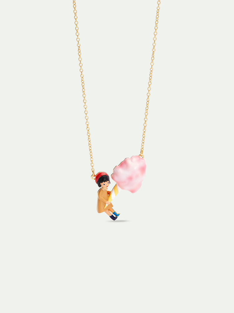 N2 Little Girl and Candy Floss Statement Necklace