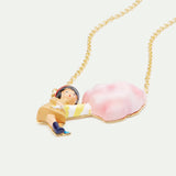 N2 Little Girl and Candy Floss Statement Necklace