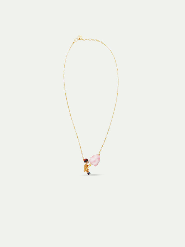 N2 Little Girl and Candy Floss Statement Necklace