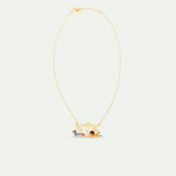 N2 Little Girl and Dachshund Statement Necklace