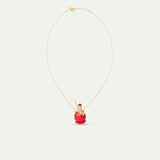 N2 Little Girl on a Candy Apple Pendant Necklace