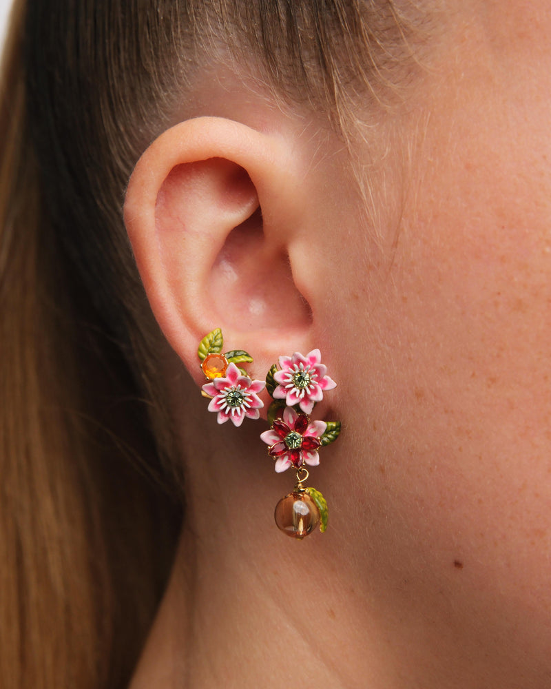 Flower post earrings outlet