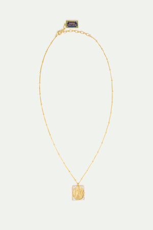 Golden Art Case Pendant Necklace