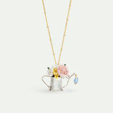 Watering Can and Flower Fine Necklace