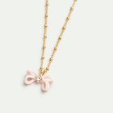 Pink Ribbon Pendant Bracelet
