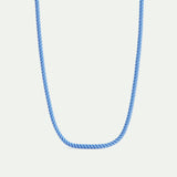 Blue String Necklace