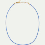 Blue String Necklace