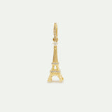 Golden Eiffel Tower Pendant - Ingenuity and Ambition