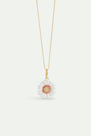 White Daisy Flower Pendant