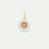 White Daisy Flower Pendant