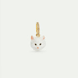 White Cat Pendant - Fertility and Affection