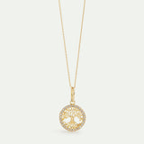 Golden Tree of Life Pendant - Balance and Knowledge