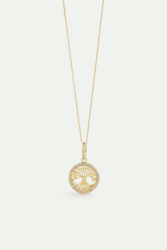 Golden Tree of Life Pendant - Balance and Knowledge