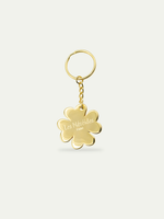 🎁 Four-Leaf Clover Keyring Gift in Gold-Plated Metal (100% off)