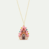 N2 Gingerbread House Pendant Necklace