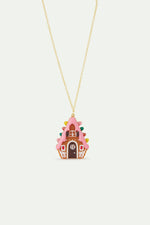N2 Gingerbread House Pendant Necklace