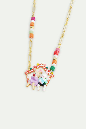 N2 Hansel and Gretel Pendant with Colorful Beads