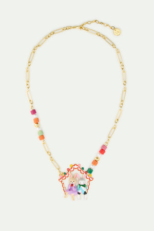 N2 Hansel and Gretel Pendant with Colorful Beads