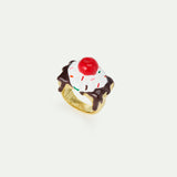 N2 Ice Cream Sundae Cocktail Ring